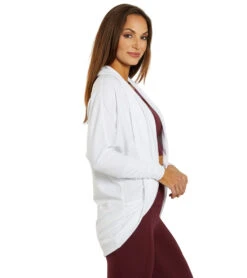 Marika Reset Cardigan -Pranty Yoga Shop 7052891717675 white 2a