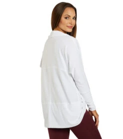 Marika Reset Cardigan White -Pranty Yoga Shop 7052891717675 white 3a 1