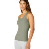 Beyond Yoga Spacedye Step Up Racerback Tank Grey Sage Heather -Pranty Yoga Shop 7066405568555 greysageheather 2a