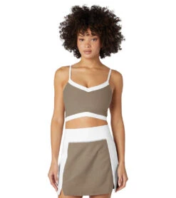 Beyond Yoga Spacedye Outlines Cropped Tank Birch /Cloud White -Pranty Yoga Shop 7067070267435 birchcloudwhite
