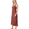 Beyond Yoga Featherweight Resort Dress Grape Rose Heather