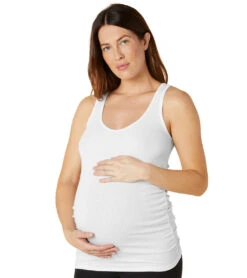 Beyond Yoga In A Cinch Low V Maternity Tank 13 Beyond Yoga In A Cinch Low V Maternity Tank -Pranty Yoga Shop 7067284275243 white