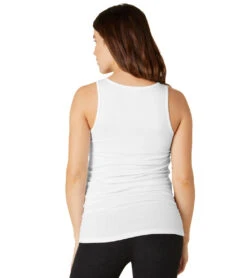 Beyond Yoga In A Cinch Low V Maternity Tank 10 Beyond Yoga In A Cinch Low V Maternity Tank -Pranty Yoga Shop 7067284275243 white 3a