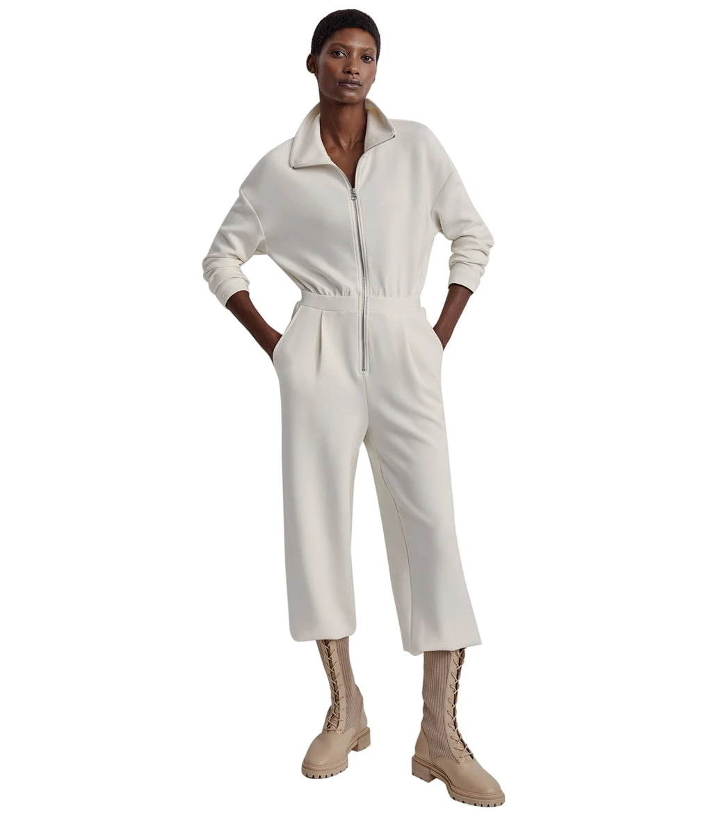 Varley Jessie Jumpsuit Egret 4 Varley Jessie Jumpsuit Egret - Image 2