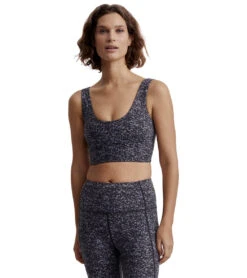 Varley Let's Go Elsie Bra Ebony Blue Cheetah -Pranty Yoga Shop 7072645513259 ebonybluecheetah