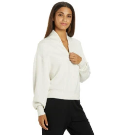 Varley Davidson Sweat -Pranty Yoga Shop 7072679526443 ivorymarl 2a