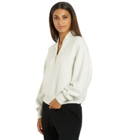 Varley Davidson Sweat -Pranty Yoga Shop 7072679526443 ivorymarl 4a