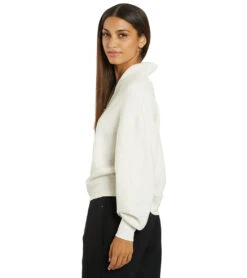 Varley Davidson Sweat -Pranty Yoga Shop 7072679526443 ivorymarl 5a