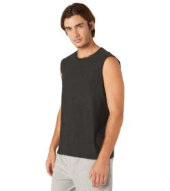 Beyond Yoga Featherweight Freeflo Muscle Tank Darkest Night