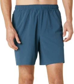 Beyond Yoga Pivotal Performance Short Cerulean Navy -Pranty Yoga Shop 7086896447531 ceruleannavy