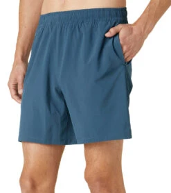 Beyond Yoga Pivotal Performance Short Cerulean Navy