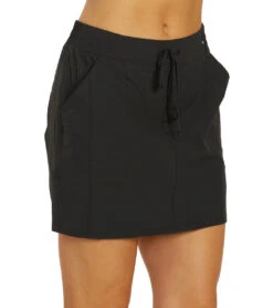 Marika Kira Stretch Woven Skort -Pranty Yoga Shop 7087194636331 black 2a 1