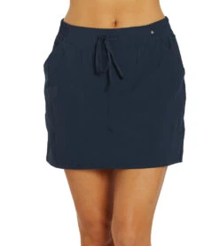 Marika Kira Stretch Woven Skort -Pranty Yoga Shop 7087194669099 navyblazer 1a