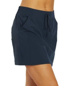 Marika Kira Stretch Woven Skort -Pranty Yoga Shop 7087194669099 navyblazer 2a 1