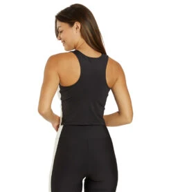 Year Of Ours The Tread Crop -Pranty Yoga Shop 7087301918763 blackwhite 3a