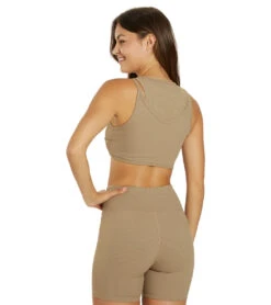 Year Of Ours Ribbed Wrap Bra -Pranty Yoga Shop 7087517630507 caribou 3a