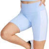 Cream Yoga Stacy Biker 6" Baby Blue 2 Cream Yoga Stacy Biker 6" Baby Blue -Pranty Yoga Shop 7092964589611 babyblue 2a