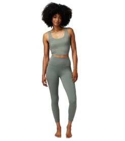 Spiritual Gangster Nova Dream Tech Eco Jersey 7/8 Legging -Pranty Yoga Shop 7092965441579 agave 4a
