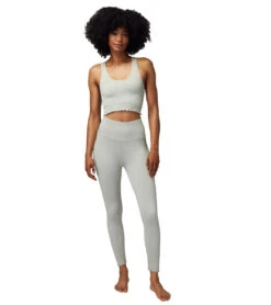 Spiritual Gangster Love Sculpt Seamless 7/8 Ruffle Legging Sage -Pranty Yoga Shop 7092966653995 sage 4a