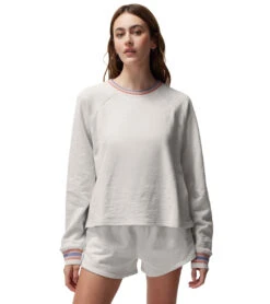 Spiritual Gangster Slub Terry Freja Dolman Raglan White Sand -Pranty Yoga Shop 7092969701419 whitesand