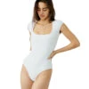 Free People Square Eyes Bodysuit -Pranty Yoga Shop 7093384216619 white 1a