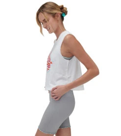 Spiritual Gangster Sunshine On My Mind Crop Tank -Pranty Yoga Shop 7097084706859 stone 2a