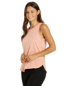 Marika Zion Tank Heather Coral Haze 8 Marika Zion Tank Heather Coral Haze -Pranty Yoga Shop 7097405538347 heathercoralhaze 4a