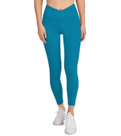 Thrive Societe Wrap Waist 7/8 Legging -Pranty Yoga Shop 7099230191659 harbourblue