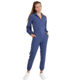 Thrive Societe Utility Jumpsuit Oceana -Pranty Yoga Shop 7103155470379 oceana