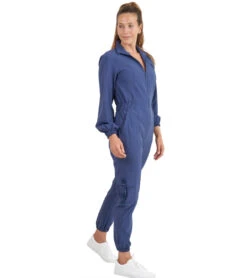 Thrive Societe Utility Jumpsuit Oceana -Pranty Yoga Shop 7103155470379 oceana 4a