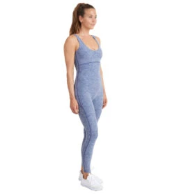 Thrive Societe Twist Back Onesie Heather Oceana