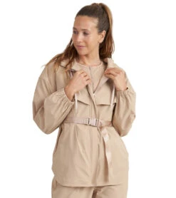 Thrive Societe Utility Jacket Latte -Pranty Yoga Shop 7103156420651 latte
