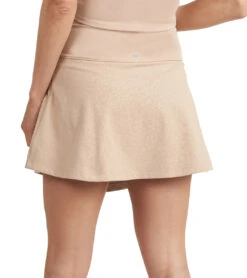 Thrive Societe Cross Over Skort Latte -Pranty Yoga Shop 7103156748331 latte 3a 1