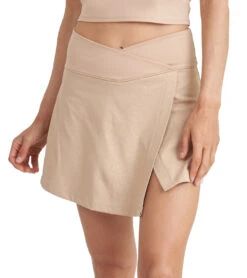 Thrive Societe Cross Over Skort 17 Thrive Societe Cross Over Skort -Pranty Yoga Shop 7103156748331 latte 5a