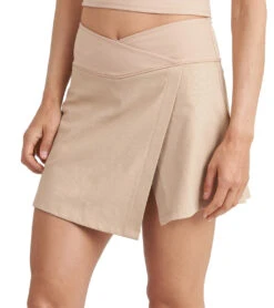 Thrive Societe Cross Over Skort 18 Thrive Societe Cross Over Skort -Pranty Yoga Shop 7103156748331 latte 6a