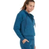 Thrive Societe Sherpa Zip Hoodie Blue Coral -Pranty Yoga Shop 7103156813867 bluecoral 2a 1