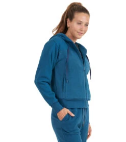 Thrive Societe Sherpa Zip Hoodie 7 Thrive Societe Sherpa Zip Hoodie -Pranty Yoga Shop 7103156813867 bluecoral 2a