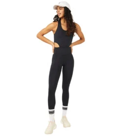 Free People Back It Up Onesie Black -Pranty Yoga Shop 7139104096299 black