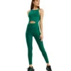 Year Of Ours Recycled Cut Out Onesie Malachite -Pranty Yoga Shop 7139603578923 malachite 2a