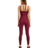 Year Of Ours The Sasha Onesie Dark Cherry -Pranty Yoga Shop 7139604496427 darkcherry 2a
