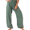 Lotus And Luna Solid Harem Pants 1 Lotus And Luna Solid Harem Pants -Pranty Yoga Shop 7143834779691 sage 1a