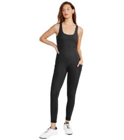 Cream Yoga Heather Jumpsuit -Pranty Yoga Shop 7143837073451 black
