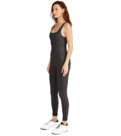Cream Yoga Heather Jumpsuit -Pranty Yoga Shop 7143837073451 black 2a