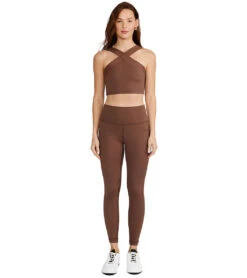 Cream Yoga Jenn 7/8 Legging -Pranty Yoga Shop 7143837466667 mocha 4a