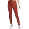 Cream Yoga Hana 7/8 Side Stripe Legging -Pranty Yoga Shop 7143843758123 rust 1a
